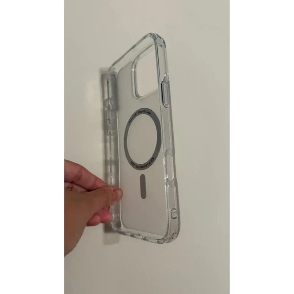 iPhone 16 Pro Max Clear MagSafe Case ESR HaloLock Magnetic Protective Cover